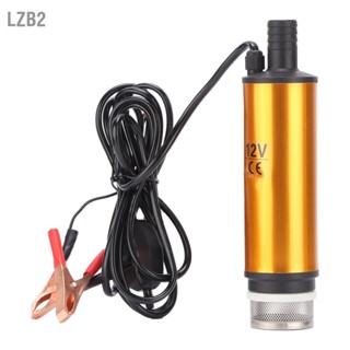 LZB2 ปั๊มจุ่มไฟฟ้าแบบพกพามินิ 12V 51mm DC 30L / นาทีสำหรับน้ำมันก๊าดดีเซล