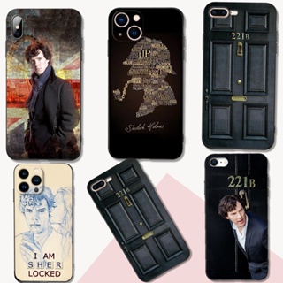 เคสโทรศัพท์มือถือ ซิลิโคนนิ่ม Tpu ลาย Sherlock Holmes สีดํา สําหรับ Iphone 12 Mini Pro Max