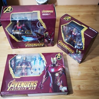 โมเดลตุ๊กตา Avengers SHF Iron Man MK50 Nano Weapon Version โลหะผสม ของเล่นสําหรับเด็ก