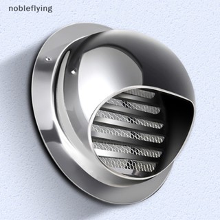 Nf ฝาครอบช่องระบายอากาศท่อไอเสีย สเตนเลส ทรงกลม สําหรับระบบ HVAC nobleflying