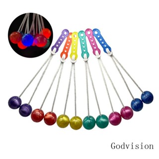 Bb Glow Clack Clackers Led Clackers Light up Stress Relief Balls On A String Noise Maker lato lato Pro-Clackers