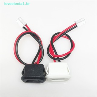 Loveoionia1 ซ็อกเก็ตเชื่อมต่อ USB-C Type 2 Pin กันน้ํา สําหรับผู้หญิง