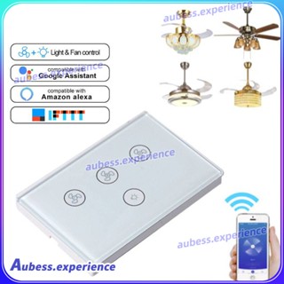 Tuya Smart Wifi Fan Light Switch, In-wall Ceiling Fan Lamp Switch Support Timing Control experth
