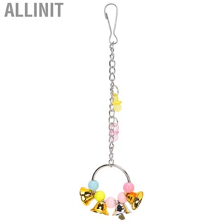 Allinit Hanging Swing Bells Chew Toy Colorful Acrylic Bell Birds Eca