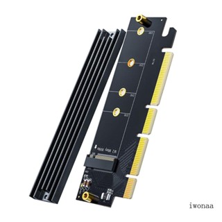 Iwo อะแดปเตอร์การ์ดแปลงความเร็วเต็ม สําหรับ M 2 NVMe SSD เป็น PCIE 4 0 X16 PCIE 4 0 64Gbps