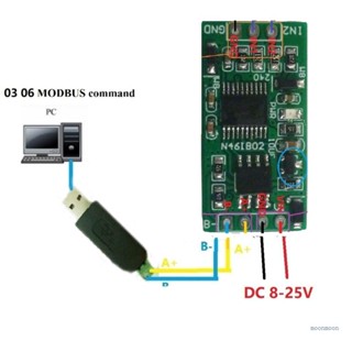 Lucky โมดูลอนาล็อก RS485 2 ช่อง - บอร์ด ADC 12 บิต สําหรับ PLC