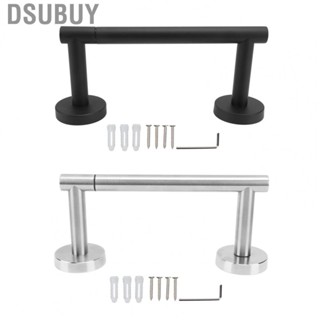 Dsubuy Paper Towel Hanger Rack Rustproof Strong Bearing  Stainless Steel Ingenious for Home Bathroom