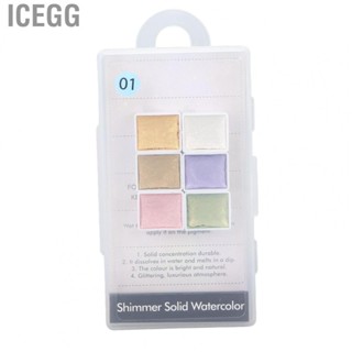 Icegg Nail Watercolor Paint Solid Art Tool for Home Salon