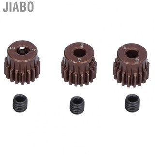 Jiabo 3Pcs 48DP 17T Steel Pinion Gear for 1/10 RC Car 3.175mm Shaft Brushless/Brushed