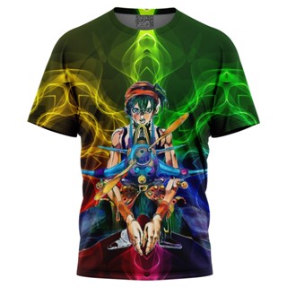 เสื้อยืด พิมพ์ลาย Trippy Narancia Lil Bomber Jojos Bizarre Adventure สําหรับผู้ชาย