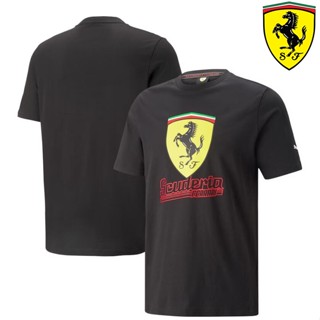 ใหม่ล่าสุด เสื้อกีฬาแขนสั้น ลายทีมแข่ง F1 Scuderia Ferrari F1 เหมาะกับฤดูร้อน สําหรับผู้ชาย และผู้หญิง 2023