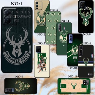 เคสโทรศัพท์มือถือซิลิโคน TPU กันกระแทก ลาย Milwaukee Bucks สําหรับ Vivo Y77E Y81 Y81S Y83 Y81I Y85