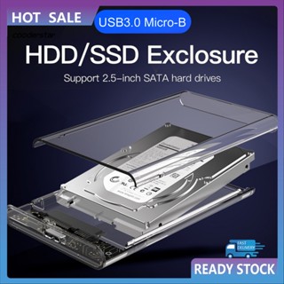 Cood กล่องฮาร์ดดิสก์ USB 30 SATA SDD HDD ความเร็วสูง 25 นิ้ว สําหรับเดสก์ท็อป