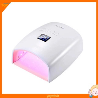 Yof โคมไฟ LED UV ไร้สาย 48W สําหรับตกแต่งเล็บ