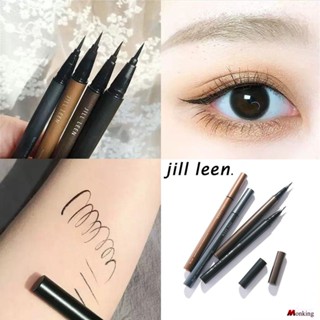 Jill Leen Slender Long-lasting Pen Eyeliner Pen Waterproof Long-lasting Not Easy To Smudge อายไลเนอร์เนื้อดีมาก (monkingstore_th)