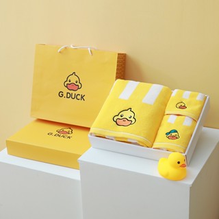 [G.Duck Set] ชุดผ้าขนหนูชุดเป็ดน้อยสีเหลือง เซทผ้าขนหนู ผ้าขนหนูอาบน้ำ