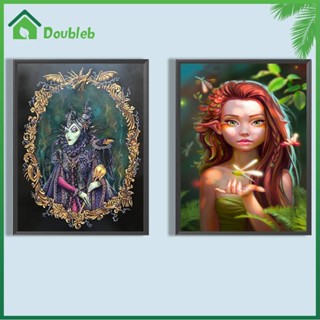 【Doub X ✮】ภาพวาดปักเพชร ทรงกลม ลายการ์ตูน 5D DIY สําหรับตกแต่งบ้าน ✮