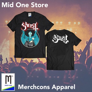 ร้อน 3 oversize T-shirt M33/kaos BAND GHOST TAG MERCHCONS ขนาดภายนอก / KAOS Music DISTRO S-5XL