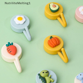 [NutriliteMelting1] ตะขอแขวนกุญแจ พลาสติก ลายการ์ตูนน่ารัก สําหรับติดผนัง [TH]