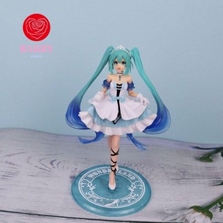 ตุ๊กตาฟิกเกอร์ Miku Hatsune Miku Cinderella PVC ขนาดเล็ก ของเล่นสําหรับเด็ก