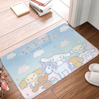 พรมปูพื้น กันลื่น ลาย Cinnamoroll ขนาด 40x60 ซม. สําหรับตกแต่งบ้าน ห้องครัว