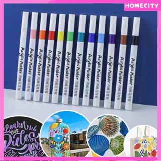 [พร้อมส่ง] [พร้อมส่ง] 12/24 ชิ้นสีอะคริลิกปากกามาร์กเกอร์ Markers Sketch Brush Pen For Draw Manga Animation Design Art Supplies