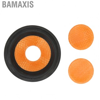 Bamaxis Subwoofer Speaker Cone Drum Paper  Absorb Moisture SmoothHigh Frequency Roll Off Rubber Surround for 3 Inches Loudspeaker