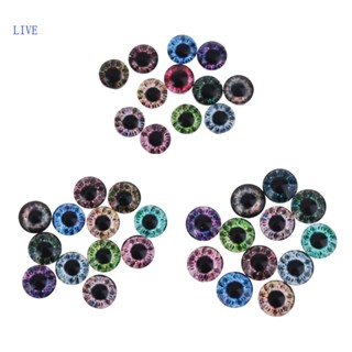 Live ลูกตาตุ๊กตา รูปไดโนเสาร์ แฮนด์เมด 8 12 18 ม. สําหรับทําเครื่องประดับ DIY 20 ชิ้น