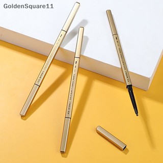 Goldensquare ดินสอเขียนคิ้ว ทรงสามเหลี่ยม กันน้ํา สีบลอนด์ น้ําตาล และกาแฟ 3 สี