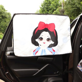 Auto Curtain Sunshade Little Princess Magnetic Side Window Car Sunshade Sunshade Sun Protection Thermal Insulation Light Shade Car Supplies Car Universal Car sunshade curtains  car sun protector