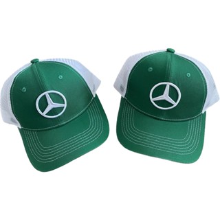 หมวก Mercedes Benz Trucker สีเขียว สีขาว