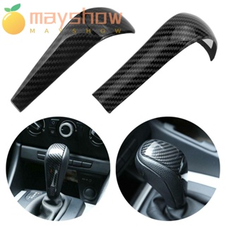 MAYSHOW หัวเกียร์รถยนต์ ABS สีดํา สําหรับ BMW 1 Series 3 Series 5 Series X1 X3 X5 Z4 E90