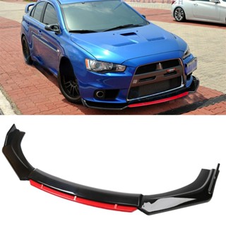 Lantop ชุดสปอยเลอร์ กันชนหน้ารถยนต์ สําหรับ Mitsubishi Lancer EVO X 10 08-15