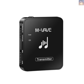 พร้อมส่ง M-VAVE WP-10 เครื่องส่งสัญญาณหูฟังไร้สาย 2.4GHz แบบชาร์จไฟได้