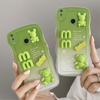 เคส realme 3 เคสโทรศัพท์มือถือ ลายตุ๊กตา 3D ไล่โทนสี สําหรับ realme 3 เคส