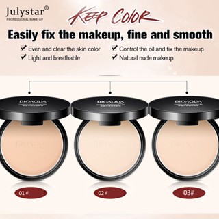 JULYSTAR 10g Bioaqua Mineral Matte Pressed Foundation Powder Face Makeup Oil Control Compact