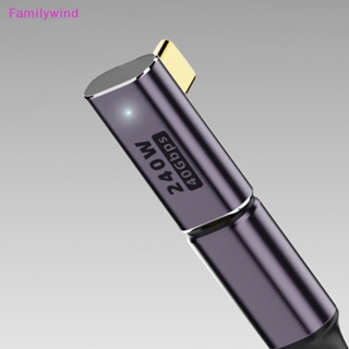 Familywind&gt; สายชาร์จโทรศัพท์มือถือ Micro USB Type C หลากสี สําหรับ Samsung Xiaomi