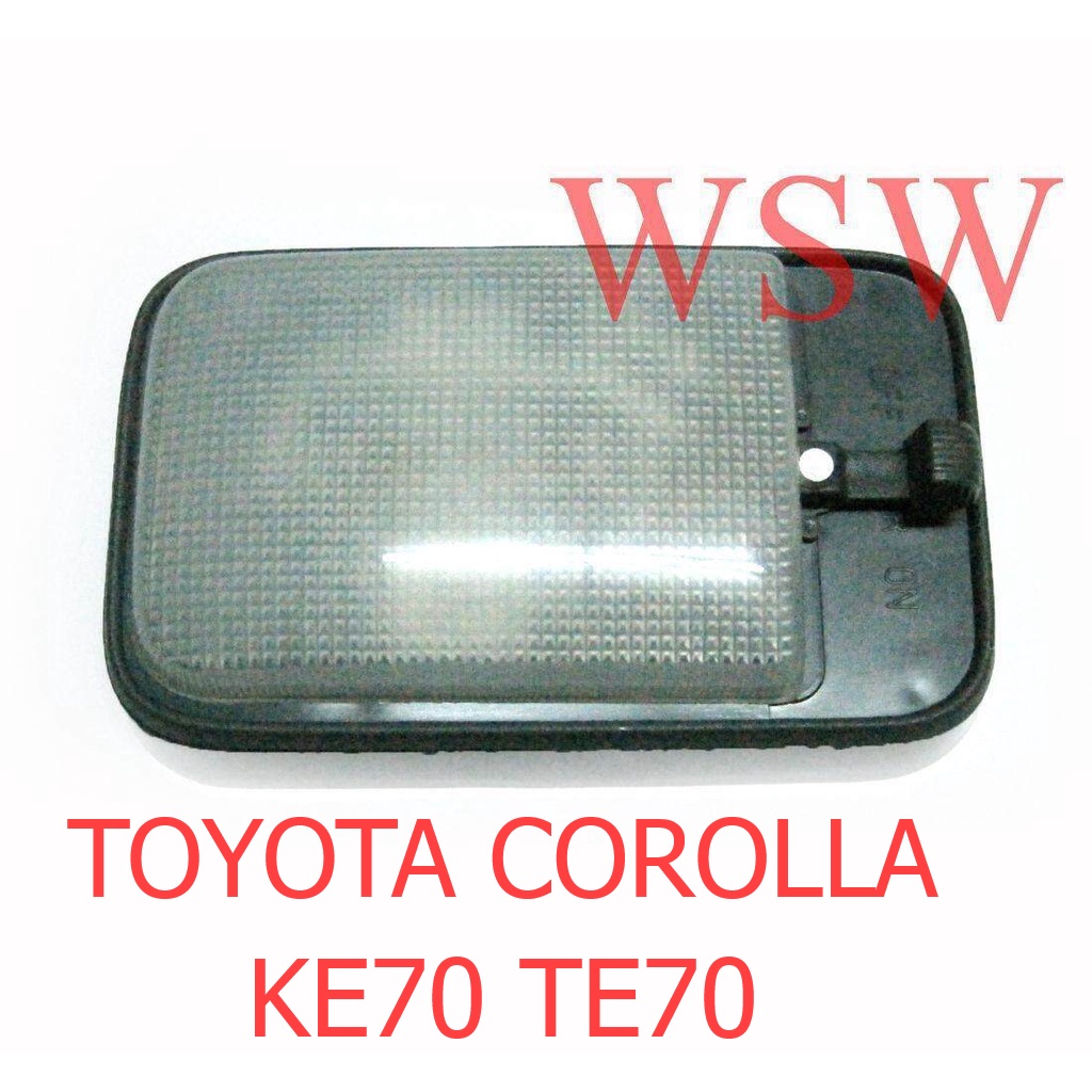 1ดวง ไฟในเก๋ง โตโยต้า โคโรล่า เคอี70 TOYOTA COROLLA KE70 TE70 TE71 TE72 ไฟในห้องโดยสาร ไฟหลังคา ไฟเพ