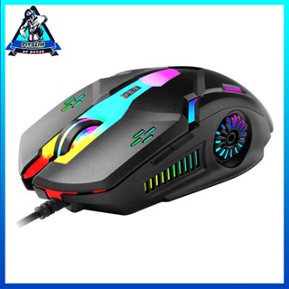 [Ready] Wire Mouse 3200DPI Optical 6 Keys USB RGB Backlight Desktop Gaming [F/6]