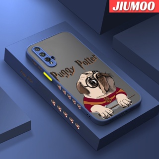 สําหรับ Huawei Nova 5T Honor 20 Pro เคสการ์ตูน Puggy ดีไซน์ใหม่ บาง ฝ้า เคสโทรศัพท์แข็ง ขอบนิ่ม ซิลิโคน กันกระแทก รูปแบบปลอก