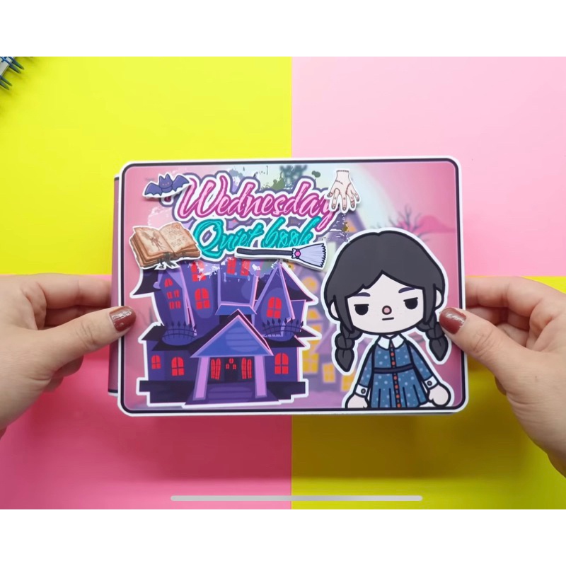 [AuYouti Fairy ] Fairy House Collection - Toca Boca วันพุธ Addam Fish Scene Paper Doll House