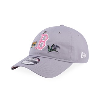 NEW ERA หมวกรุ่น 9FORTY UNSTRUCTED WATERCOLOR FLORAL BOSTON RED SOX GRAY