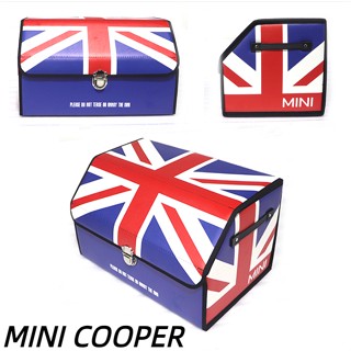 MINI COOPER trunk folding storage box COUNTRYMAN CABRIO Paceman JCW CLUBMAN F54 F55 F56 F57 F60 R60 R56 R55 R61 trunk sundries storage leather box