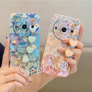 ใหม่ เคสโทรศัพท์มือถือนิ่ม ลายดอกไม้น่ารัก วิบวับ พร้อมสายคล้องมือ สําหรับ Realme11Pro+ Realme 11 Pro Plus Pro+ C53 NFC 4G 5G 2023