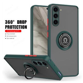 Armor Stand Protection Phone Case Shockproof Ring Holder Bracket Back Cover For Samsung S23 FE S23+ S 23 S22 ultra