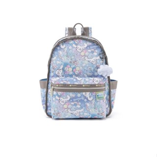 Lesportsac LeSportsac กระเป๋าเป้สะพายหลัง กระเป๋านักเรียน น้ําหนักเบาพิเศษ ลายสุนัขหูใหญ่ น่ารัก สําหรับผู้หญิง 3747