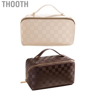 Thooth Pillow Makeup Bag  Partition Design Stylish Soft for Travel