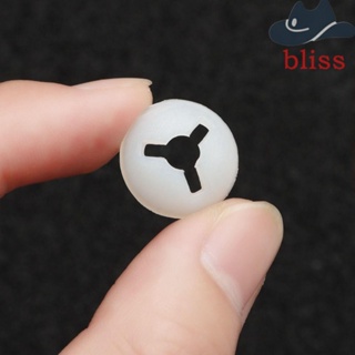 BLISS ปะเก็นแหวนรองจมูก พลาสติก ทรงกลม รูปหมี ปลอดภัย DIY อุปกรณ์เสริม สําหรับตุ๊กตาหมี