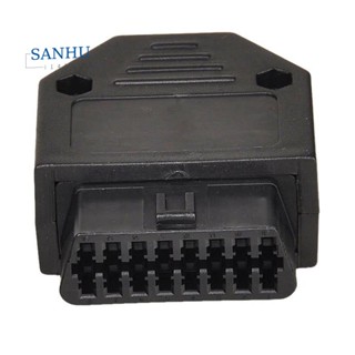 Obd2 OBD II 16 pin อะแดปเตอร์ซ็อกเก็ตเชื่อมต่อ OBD เชื่อมต่อ + Enclosures + Terminal + screws