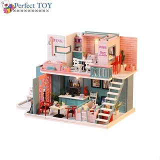 Ps บ้านตุ๊กตาจิ๋ว แฮนด์เมด Diy สําหรับตกแต่งบ้าน ออฟฟิศ
